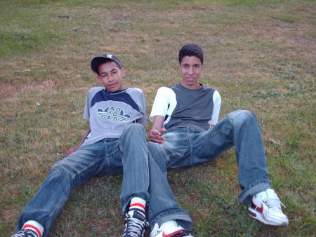 moi & mon pote lhoussaine